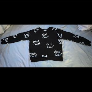 Black sweatshirt from Forever 21